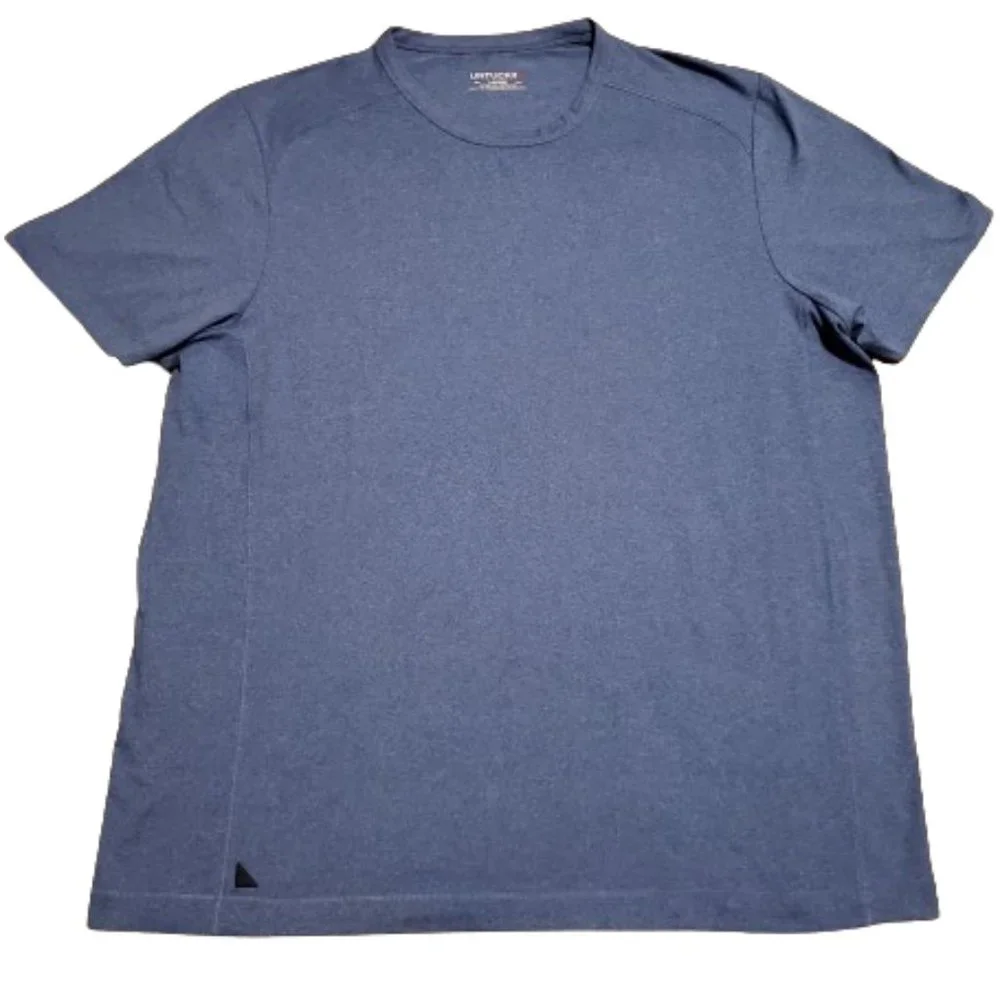 UNTUCKit Athletic T-Shirt Men's Large L Blue Comfy Trendy Breathable Running Tee - Picture 1 of 9